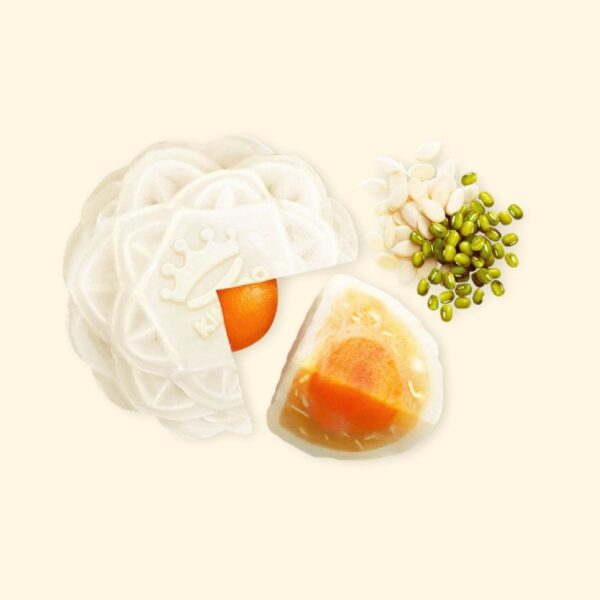 Bánh trung thu dẻo đậu xanh 1 trứng