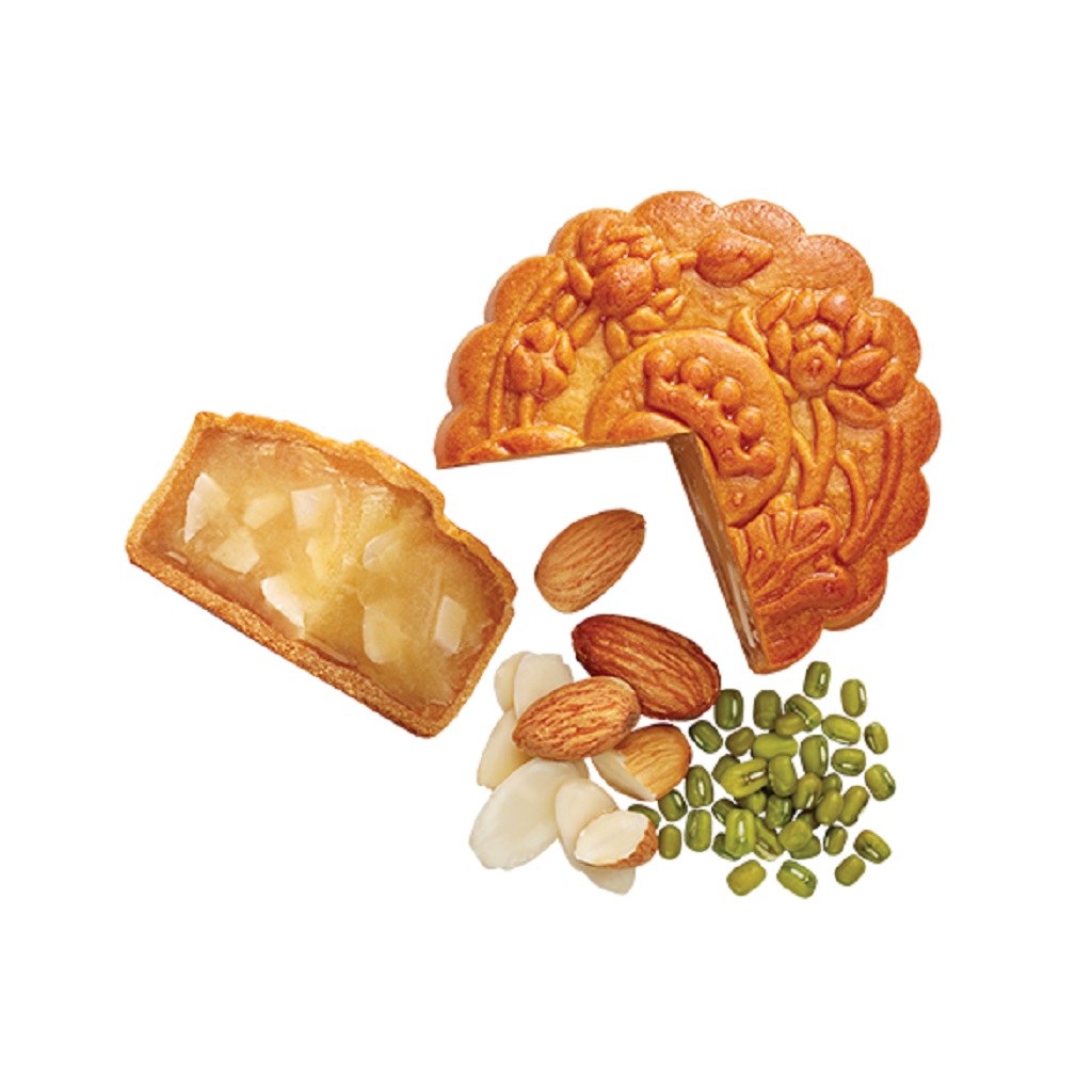 Bánh trung thu đậu xanh hạnh nhân