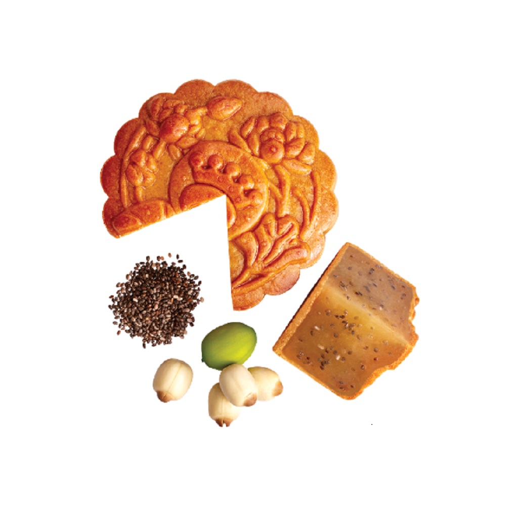 Bánh trung thu hạt sen hạt chia