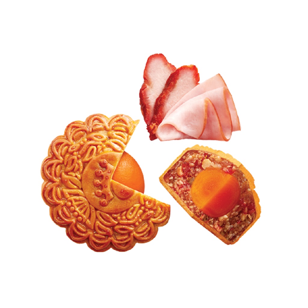 Bánh trung thu thập cẩm jambon 1 trứng