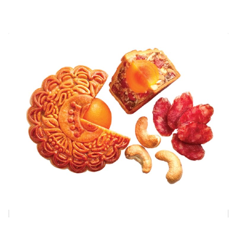 Bánh trung thu thập cẩm lạp xưởng 1 trứng