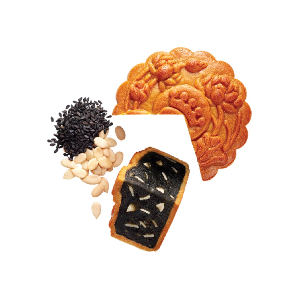 Bánh trung thu mè đen hạt dưa