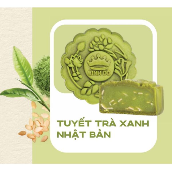 Bánh trung thu Tuyết trà xanh Nhật Bản