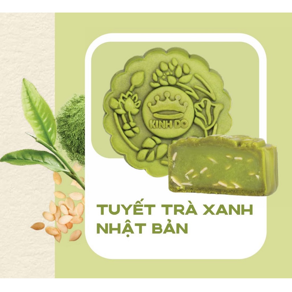 Bánh trung thu Tuyết trà xanh Nhật Bản