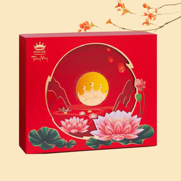 Bánh trung thu Kinh Đô Trăng vàng Hồng Ngọc An Thịnh Đỏ