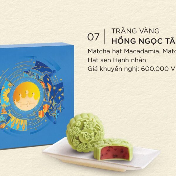 Bánh trung thu Kinh Đô Trăng vàng Hồng Ngọc Tâm An